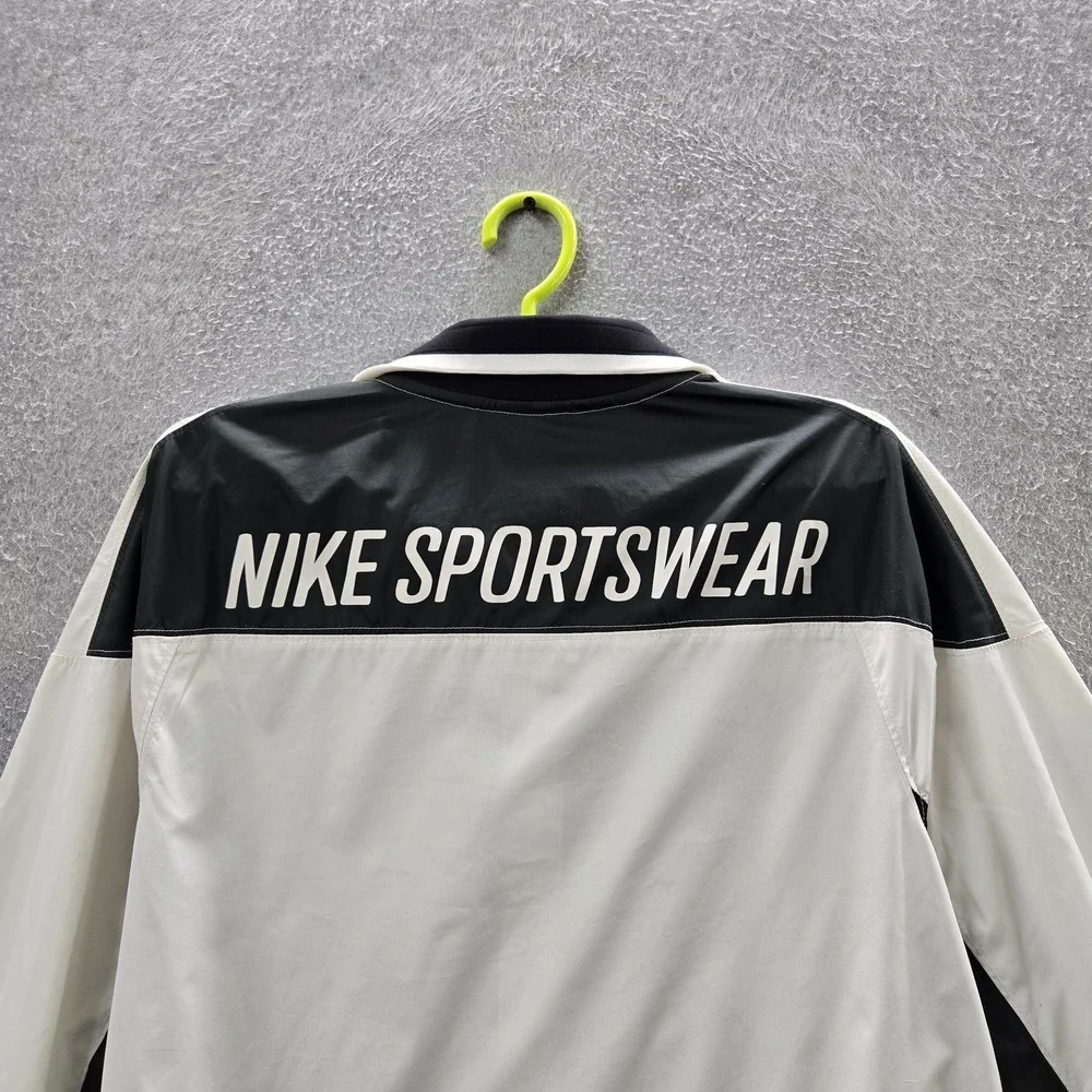Nike Women Jacket S White Colorblock Activewear NSW Archieve Track READ